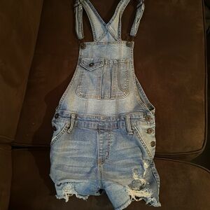 Denim overalls